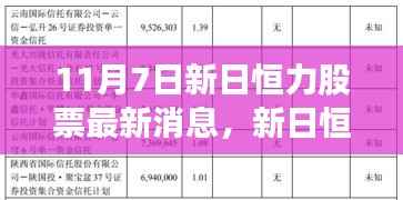 11月7日新日恒力股票最新动态及在特定领域的地位与影响深度解析