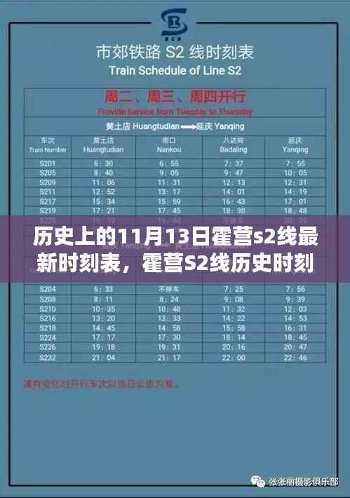 霍营S2线历史时刻表的深度回顾与影响分析，最新时刻表揭秘标题建议，霍营S2线历史时刻表的变迁与影响分析（附最新时刻表）