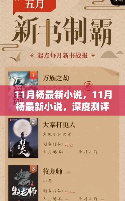 11月杨最新小说深度测评与介绍
