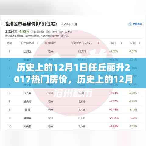 揭秘,历史上的12月1日与任丘丽升房价的崛起背后的故事,探寻任丘丽升热门房价背后的秘密(2017年)