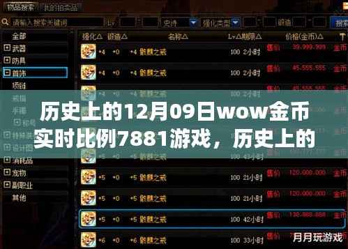 历史上的12月09日,wow金币背后的宁静力量与游戏美景之旅的融合探索。