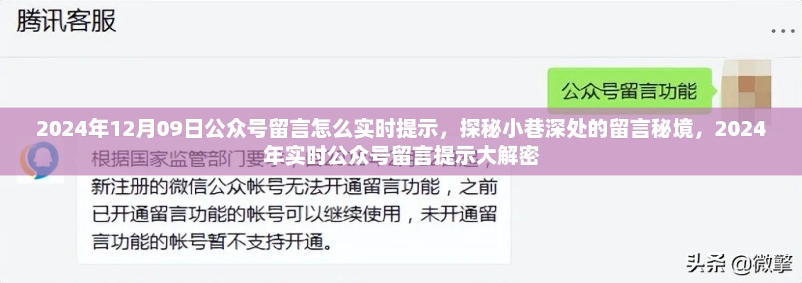 探秘公众号留言秘境,揭秘实时提示新功能与小巷深处的秘密留言互动体验(2024版)