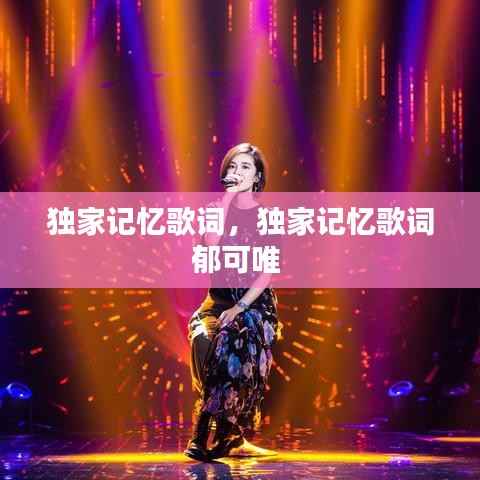 独家记忆歌词,独家记忆歌词郁可唯