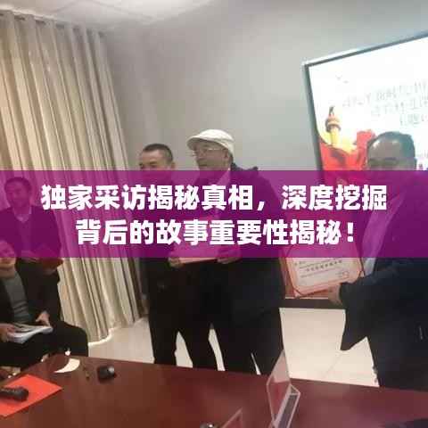 独家采访揭秘真相,深度挖掘背后的故事重要性揭秘!