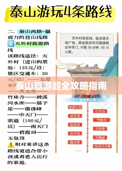 泰山旅游超全攻略指南