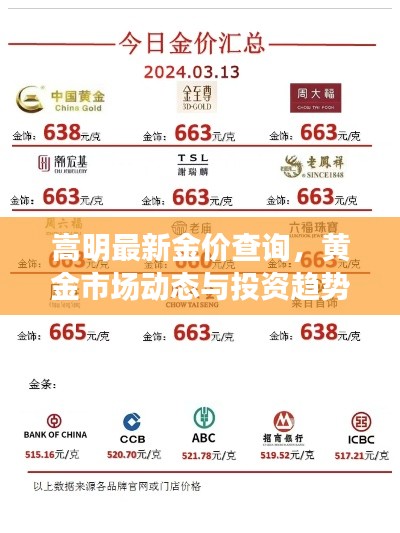 嵩明最新金价查询,黄金市场动态与投资趋势解析